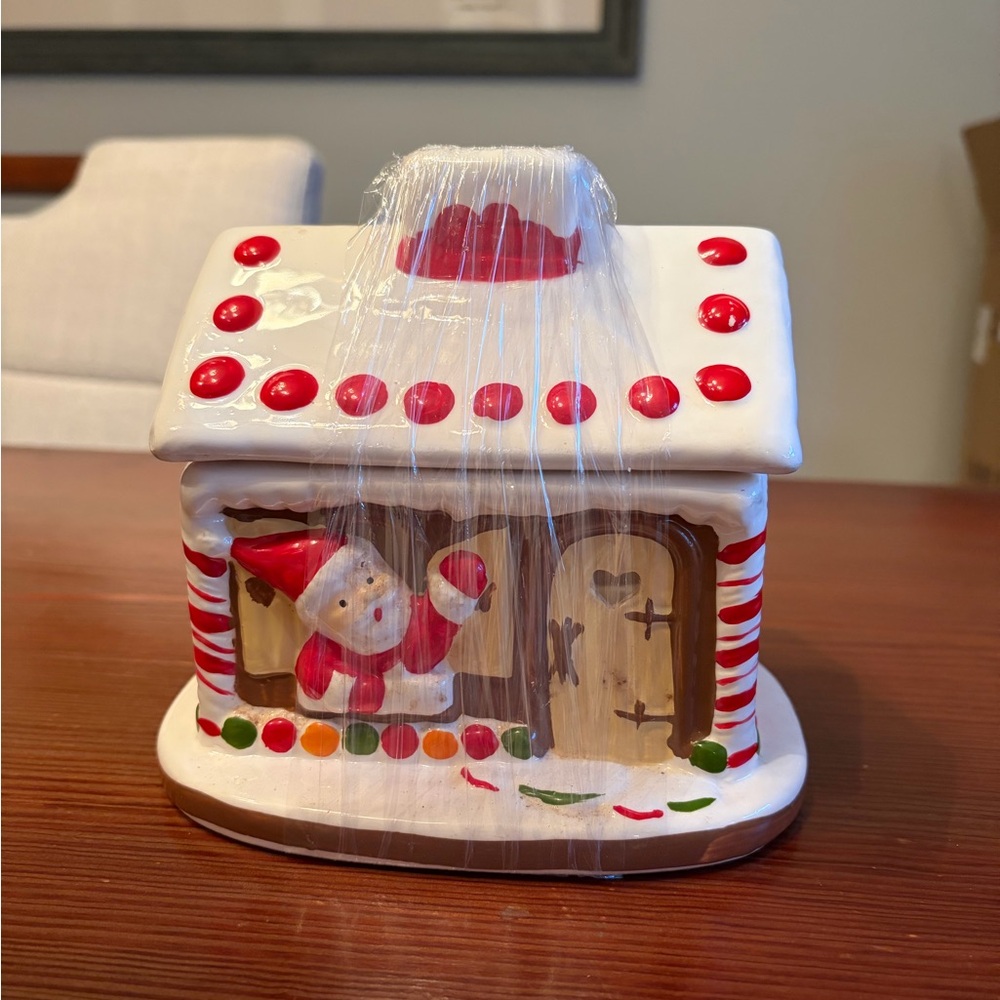 Vintage 1983 Wicks N Sticks Ceramic Christmas House